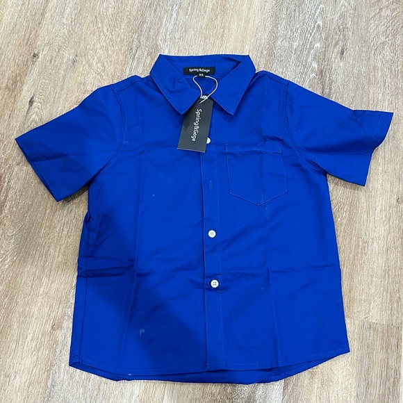 NWT kids XS button down button down shirt - Picture 1 of 2